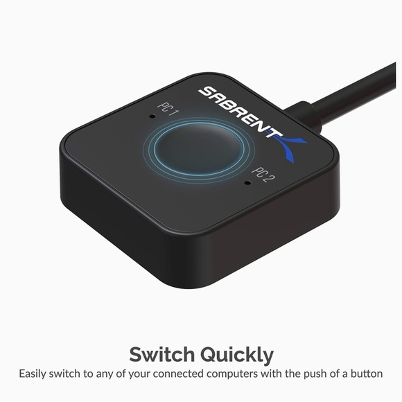 Sabrent 2 Port USB Type-C KVM Switch - Picture 4 of 7